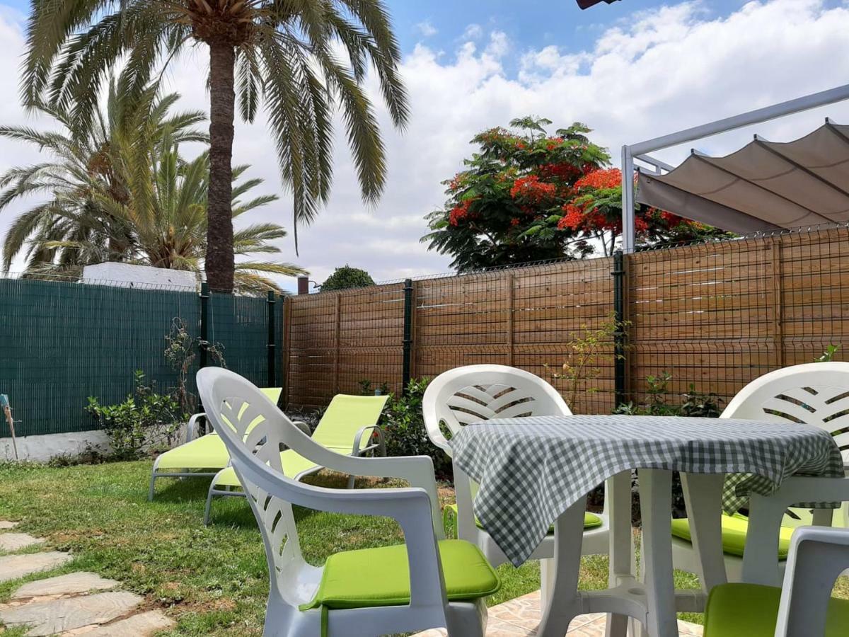 Villa Bungalow With Private Garden Nex To Yumbo Center Maspalomas  Exterior foto